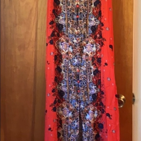 Free People Morning Song Maxi Dress. Size Large. New with Tags. Tribal print - Picture 3 of 7